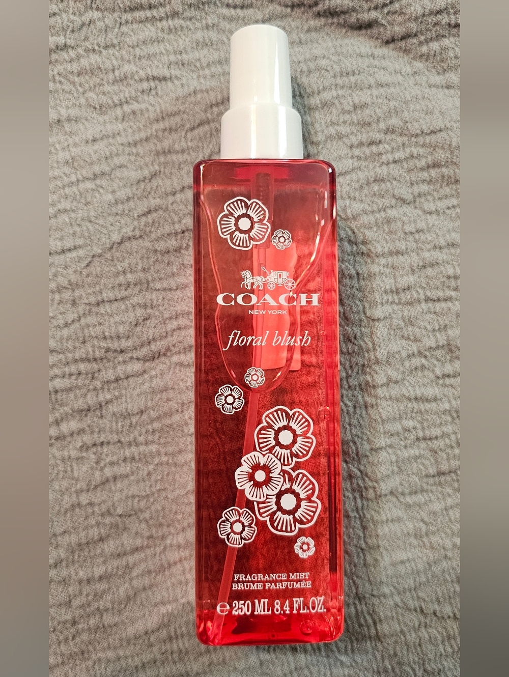 Coach Floral Blush Fragrance Mist — Red Bottle